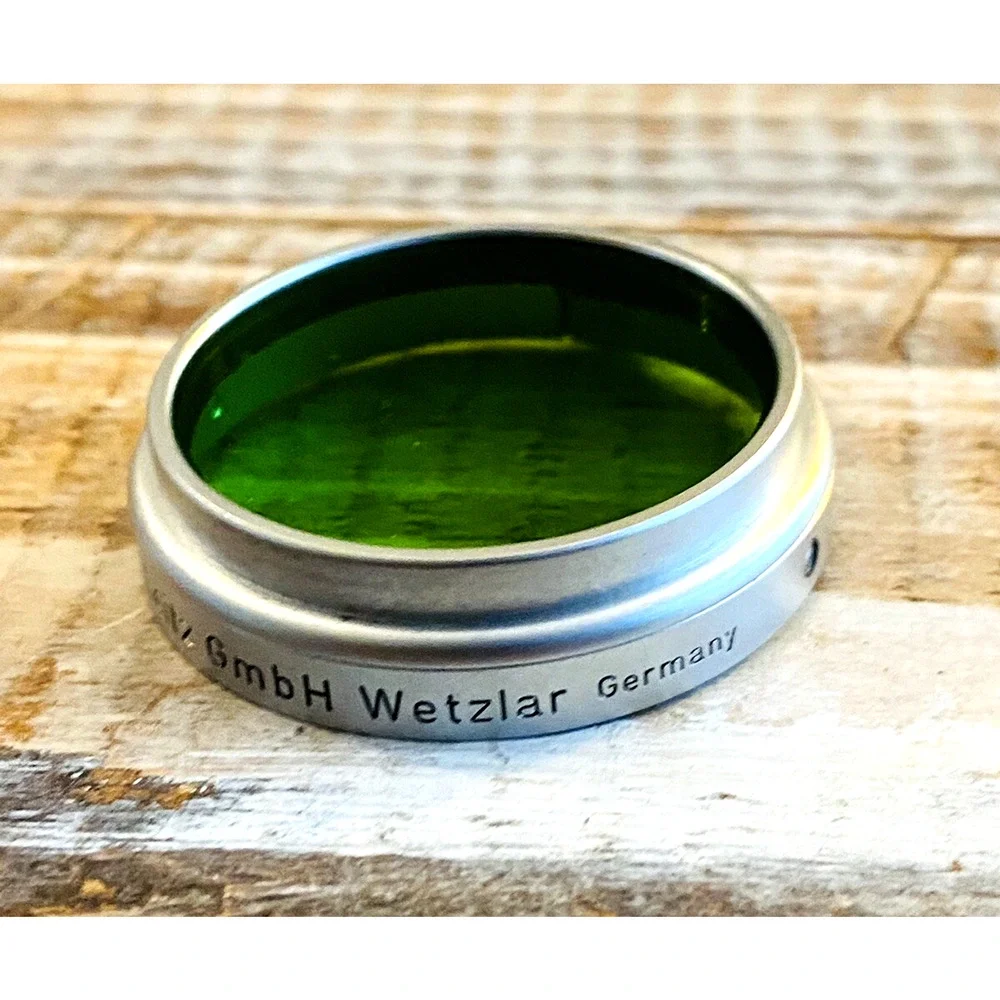 Vintage Leica Leitz Wetzlar GGr Green Filter Germany w/ Original Case
